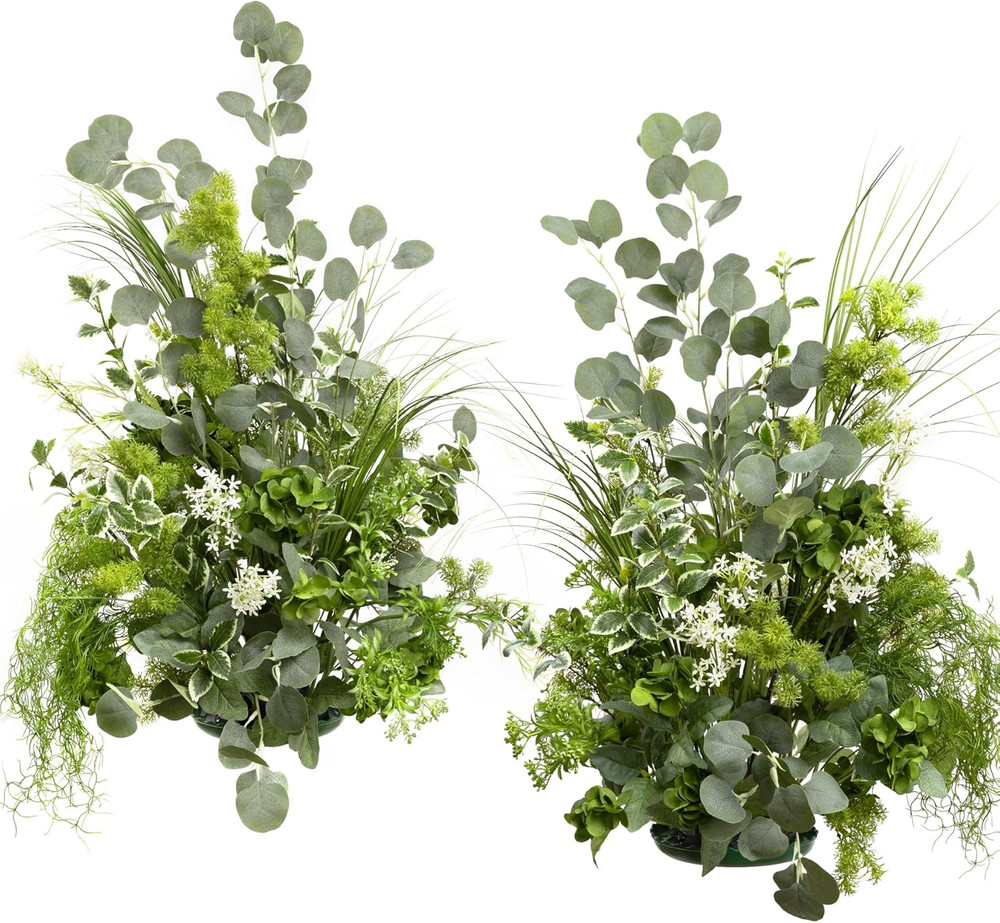 Elegant 2Pcs Free Standing Artificial Flower Arrangements for Weddings & Events
