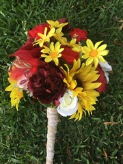 Sunflower wedding flowers package bridal bouquet decorations bouquets