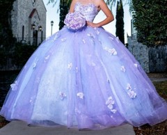 Lilac Quinceanera Bouquet