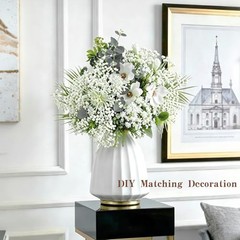 60 Pcs Babys Breath Artificial Flowers White Baby Breath Flowers Bulk,Real