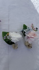 Large Lot Wedding Florals 15 Centerpieces 2 Bouquets Arch Decorations