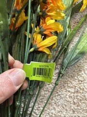 Floral Freesia Bush 21 Inch Satin Flowers Spring/Summer Florals LOT OF 6 NEW