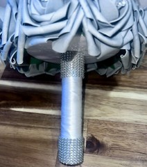 Wedding Bouquet Bridesmaid Custom Made Grey Starfish Nautical/Beach Themed