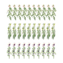 10 Pieces Wedding Chair DIY Decorations, Wedding Aisle Floral Artificial Flowers