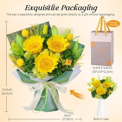 Preserved Sunflower Bouquet – Forever Flowers for Delivery, Yellow