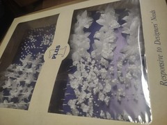 48 Piece Set, Vintage Corsage Bouquet Flowers, Millinery Orchids & Pearl Sprays