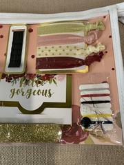Kate Aspen Burgundy Blush Floral Wedding Day Survival Kit