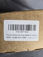 Floroom 300 Piece Silk Rose Petals Nude Pink