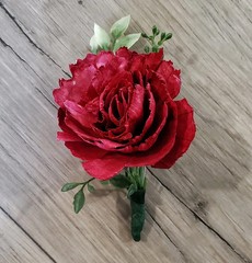 Pink Sage Terra Cotta Burgundy Sola Wood Bridal Bouquet Eucalyptus Bridesmaid