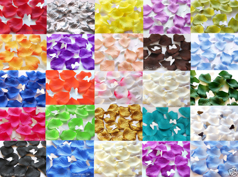 5000 pcs Silk Rose Petals Wedding Flowers Decoration Leaves High Quality US