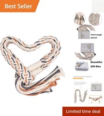 Traditional Handfasting Cord for Weddings – 68 In. Soft, Elegant Natural Cotton