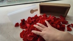 Natural Pink Rose Petals 3.52oz – Dried Flower Confetti for Weddings, Parties, D