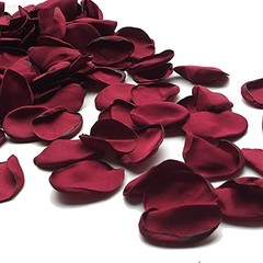 200pcs Silk Rose Petals Artificial Flowers Petals Flower Girl for Burgundy