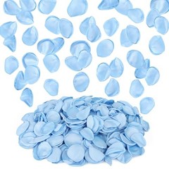 Fake Flower Petals Pieces Silk Rose Petals Wedding Aisle Scatter 300 Blue
