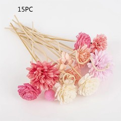 Chrysanthemum Reed Diffuser Set Artificial Plant Fireless Aromatherapy Decor