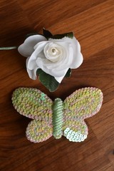 Flower Motif Corsage Boutoniere Brooch Pin Accessory set of 9 Pcs