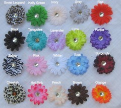 50 Assorted Silk Flower Heads Scrapbook Wedding Decoration Craft Floral Daisy
