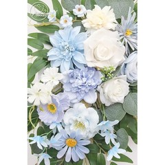 Silk Flower Wedding Bouquet Arch Decorations Easy Setup Durable Floral Swags New