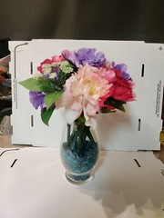 Flower Pen Bouquet 13 Pens Vase And Rocks Included