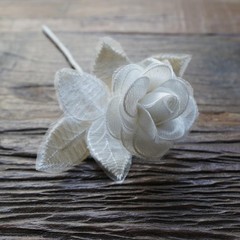 Flor de encaje hecha a mano para la 13.ª boda, regalo de San Valentín