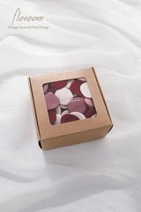 300pcs Rose Petals Burgundy Maroon Faux Silk Flower Petals for Wedding Flower…
