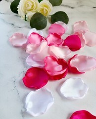 Hot Pink Rose Petals Barbiecore Wedding Decor Will You Marry Me Petal Patrol Box