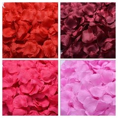 500x Rose Petals Flower Silk Artificial Flowers Table Confetti Home Wedding Deco
