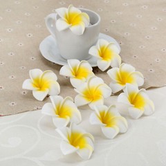 10/50Pcs DIY Frangipani Flowers Artificial Foam Floral Wedding Party Dekor Parts
