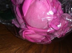 Mandy’s One Dozen Pink Roses Artificial Silk Flowers Bouquet Centerpiece