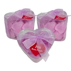 3 Pack 150 Purple Rose Petals Artificial Total 450 Wedding Love Valentine’s Day