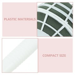 4Pcs Reusable Plastic Wedding Bouquet Holders for DIY Bridal Flower Handlers