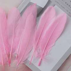 Pink Goose Feathers 6-8″ 12 Pc Wedding Millinery Crafts Decoration