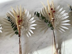 Dried floral bridesmaid bouquet