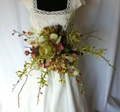 Orchid Garden Faux Wedding Bouquet