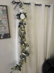 White Wedding Flower Garland