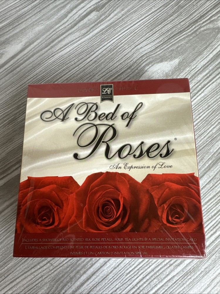 Lover’s Choice A Bed Of Roses Romance Kit Rose Petals, Tea Lights & Invite NEW