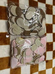 1200PCS Pink Gold And Earth Tone Petals