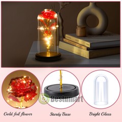 Eternal Rose Flower LED Enchanted Galaxy Rose LED Light Valentine’s Gift