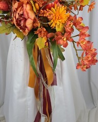 Autumn Bounty Faux Silk Bridal Bouquet