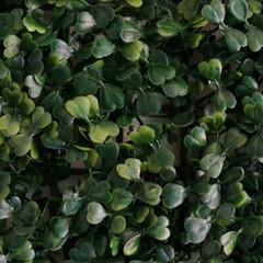 4 pcs Green Small Artificial UV Protected Leaves Wall Backdrop Panels Wedding