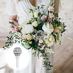 6-Pc Bridal Bouquet Holder Foam Handle DIY Wedding Floral Arrangement Supply