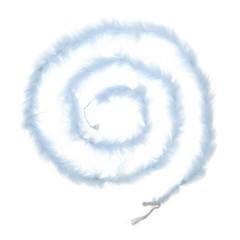 1 Pcs 6.6 Ft Feather Boas Feather for DIY Craft Sewing Trim Party Light Blue