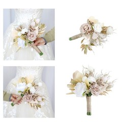 Wedding Artificials Bouquets Simulation Flowers Decorations for Bride or