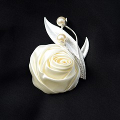 Rose Corsage man wedding Flowers Brooch Groom Boutonniere Prom Party Decoration