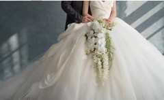 white Wedding Bridal, Bouquet, Rustic Wedding Flower, Orchid, Hydrangea