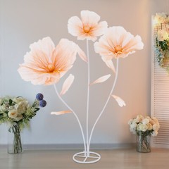 Large Artificial Wedding Flowers Three-headed Wedding Decorative Height:170cm