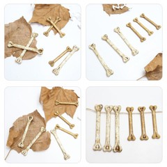 20Pcs Skeleton Bones Mini for Crafts DIY Prop Trick Toys Prank Props