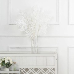 Balsa Circle 2 White 42 in Artificial Beech Leaves Bushes Silk 42″,