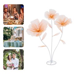 Large Artificial Wedding Flowers Three-headed Wedding Decorative Height:170cm