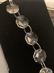 Decor Hanging Crystal Clear PRISM ACCENT – David Tutera 12″ Lot 4